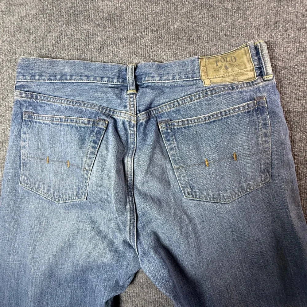 Polo Ralph Lauren Classic Fit 867 Blue Jeans Mens 34x30 Medium Wash Straight Leg